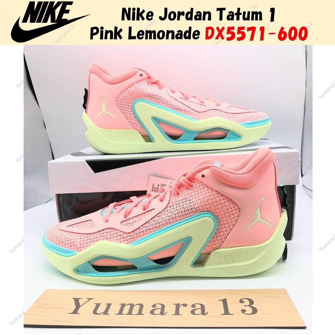 Nike Jordan Tatum 1 Pink Lemonade DX5571-600/DX6733-600 Men's Size