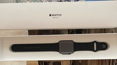 Apple Watch Series 3 42mm Black Sport Band - Space Gray (Cellular