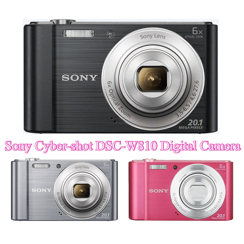 Sony Cyber-shot DSC-W810 Digital Camera 20.1MP Compact Silver