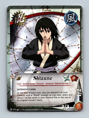 Naruto CCG - RARE - Shizune 292 - Battle of Destiny | eBay