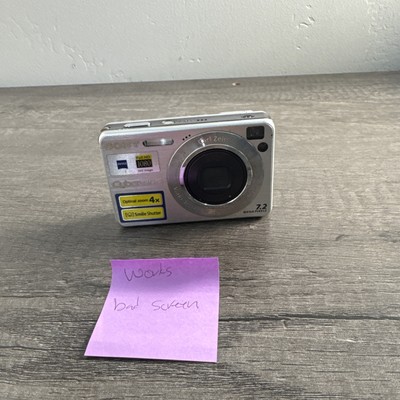Sony Cyber-shot DSC-W110 7.2MP Digital Camera - Silver for sale