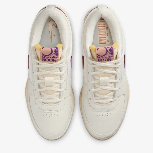Nike Book 1 Sail Court Purple Clay Orange FJ4250-106 Men's Size | eBay