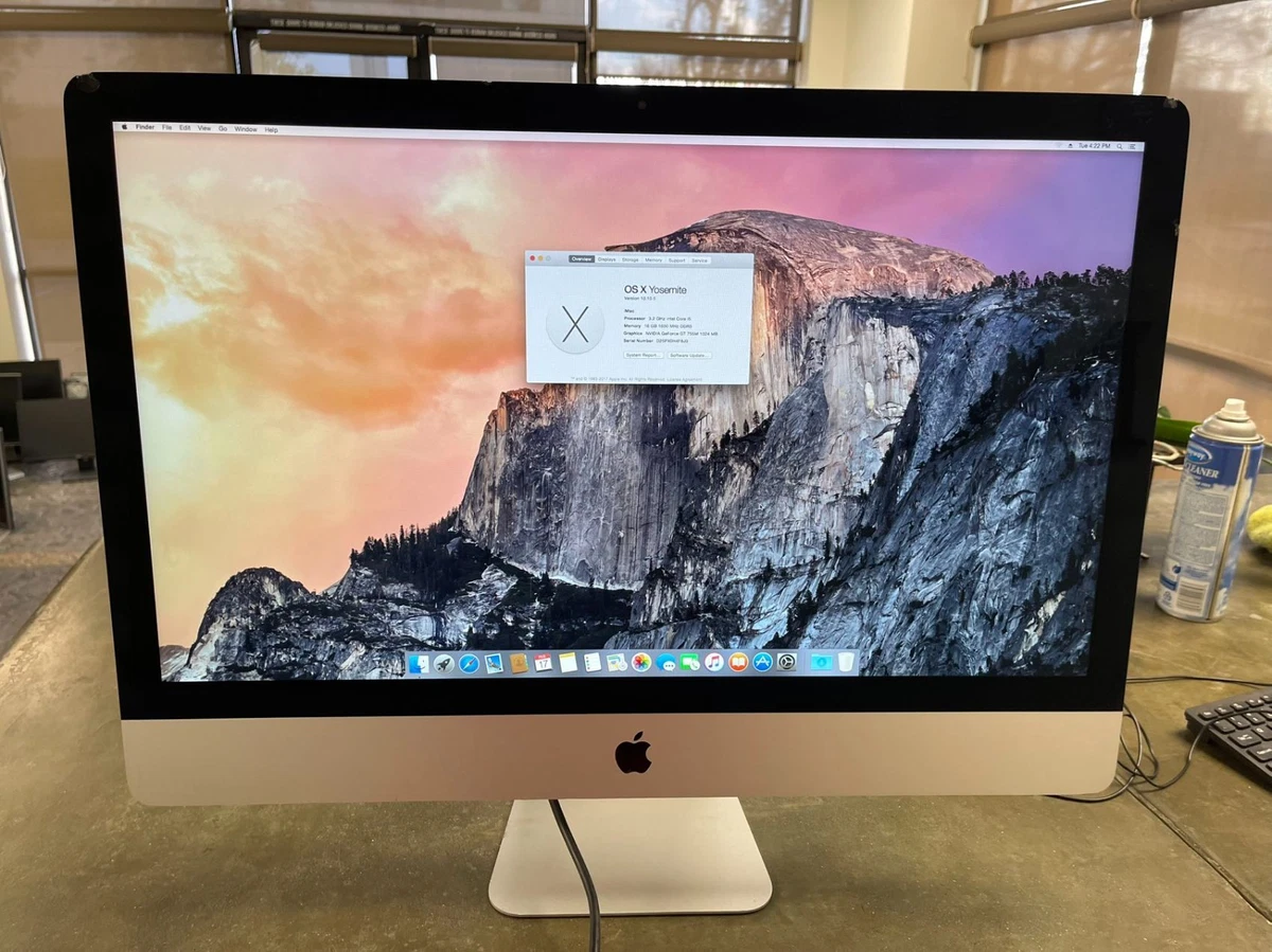Apple iMac Mac OS X 10.10, Yosemite Apple Desktops & All-In-One