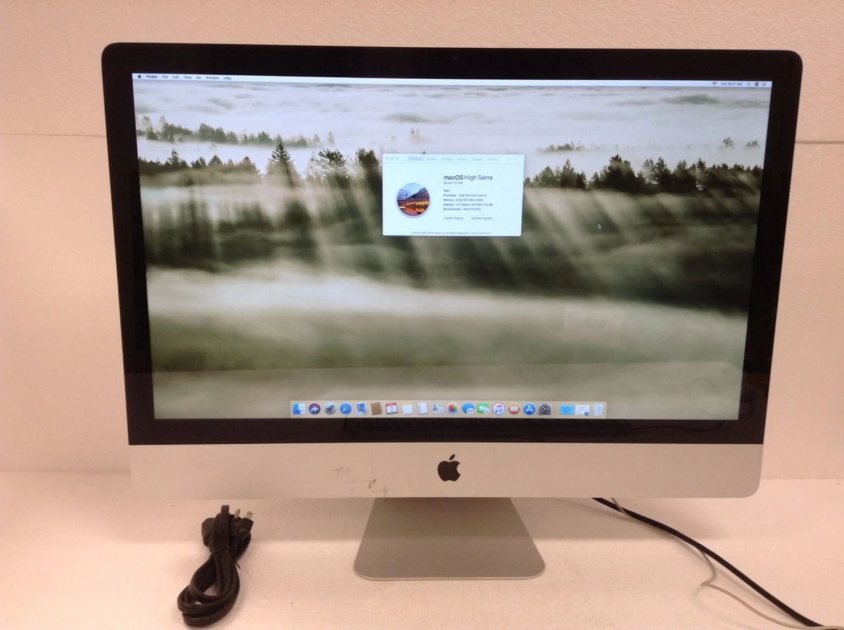 macOS 10.13, High Sierra 2009 Released Apple Desktops & All-In-One