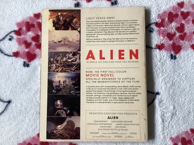 Alien Movie Novel Edited by Richard J. Anobile Avon Paperback 1979