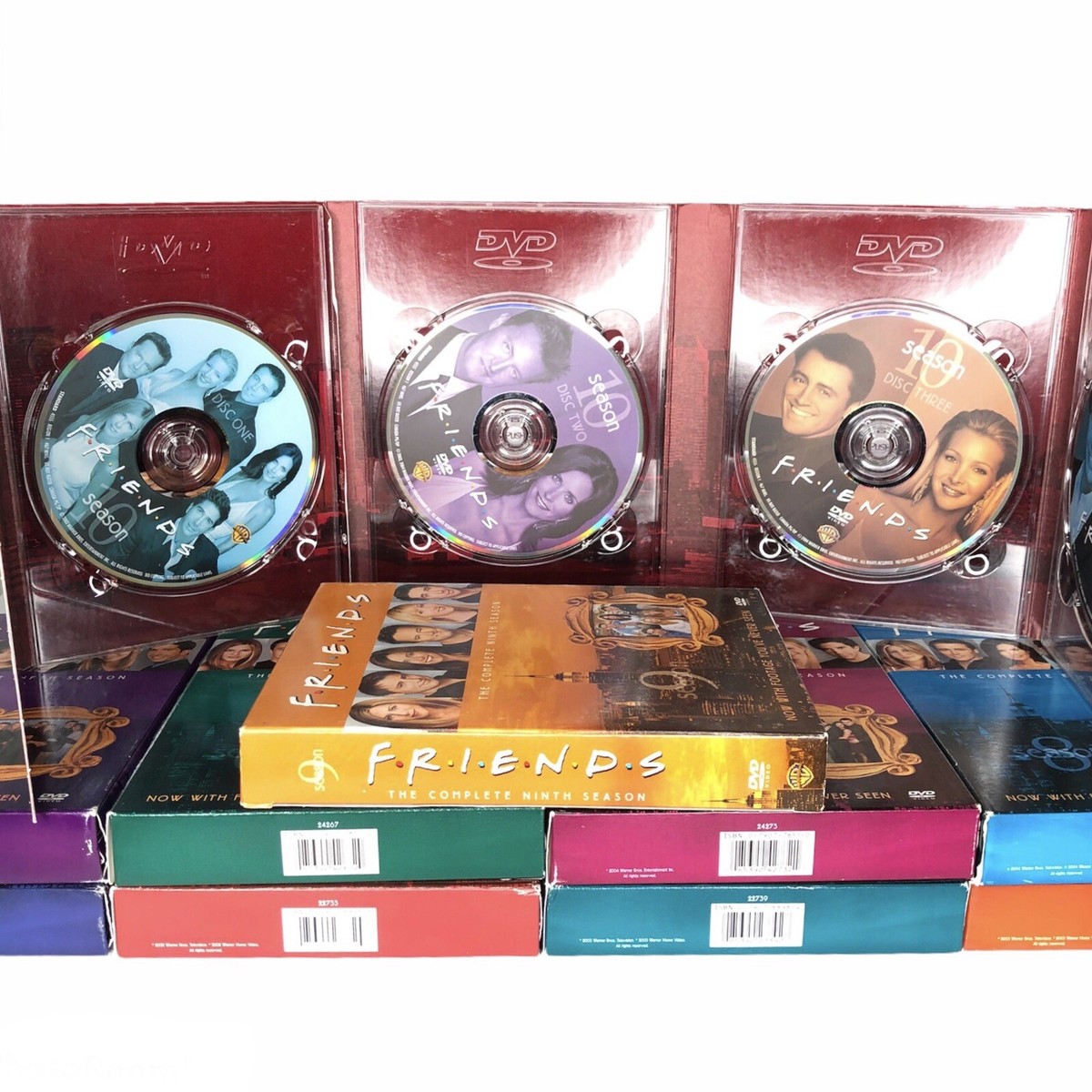 Friends Complete Series, Seasons 1-10 DVD Boxed Set | eBay