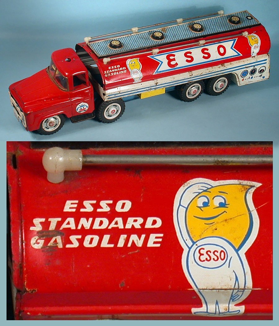 1950-60s ESSO Gas Tanker Truck 18