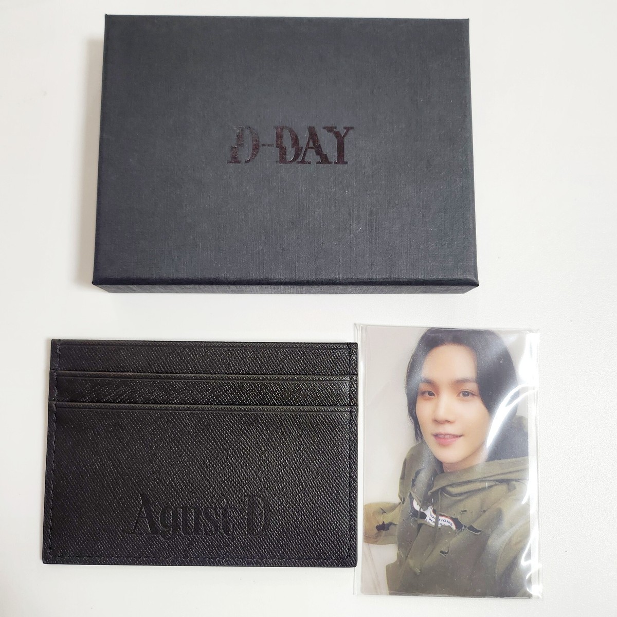BTS SUGA Agust D D-DAY CARD HOLDER & PHOTOCARD + Tracking/Free