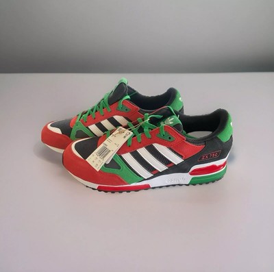 Size 11 - Adidas ZX 750 Red Green for sale online | eBay