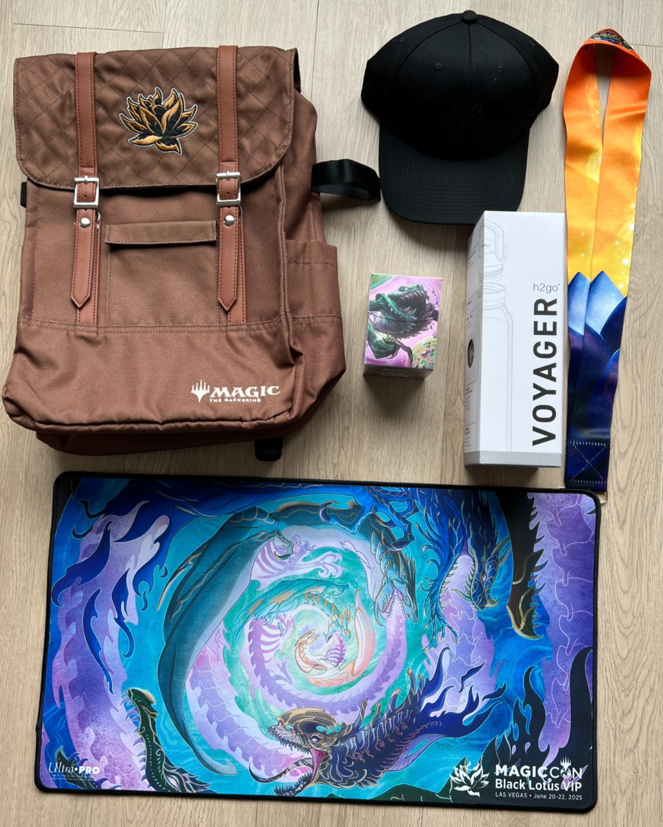 MagicCon MTG Las Vegas 2025 Black Lotus VIP Exclusive Backpack