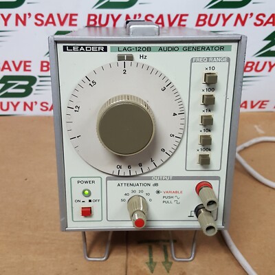 Leader Lag-120b Audio Frequency Generator 10hz - 1mhz for sale