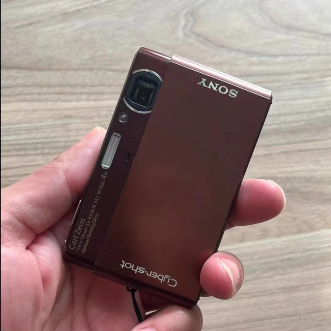 2025-SONY Cyber Shot DSC-T77 10.1MP CCD Vintage Digital Camera