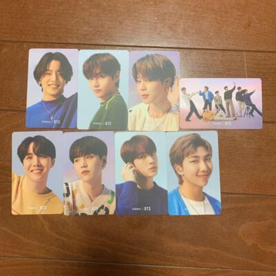 BTS ×GALAXY Collaboration photo card 8Sheet JapanLimited | eBay