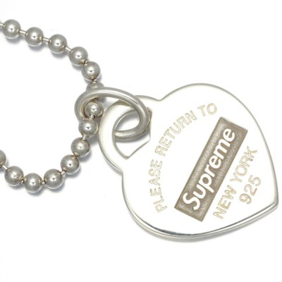 supreme × tiffany キーリング チェーン クロムハーツ supreme