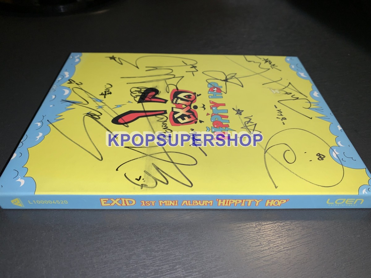 EXID 1st Mini Album Hippity Hop Autographed Signed CD Good