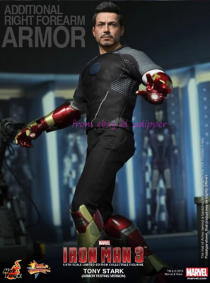 Hot Toys Mms191 1/6 Iron Man 3 Tony Stark Workshop Armor Testing