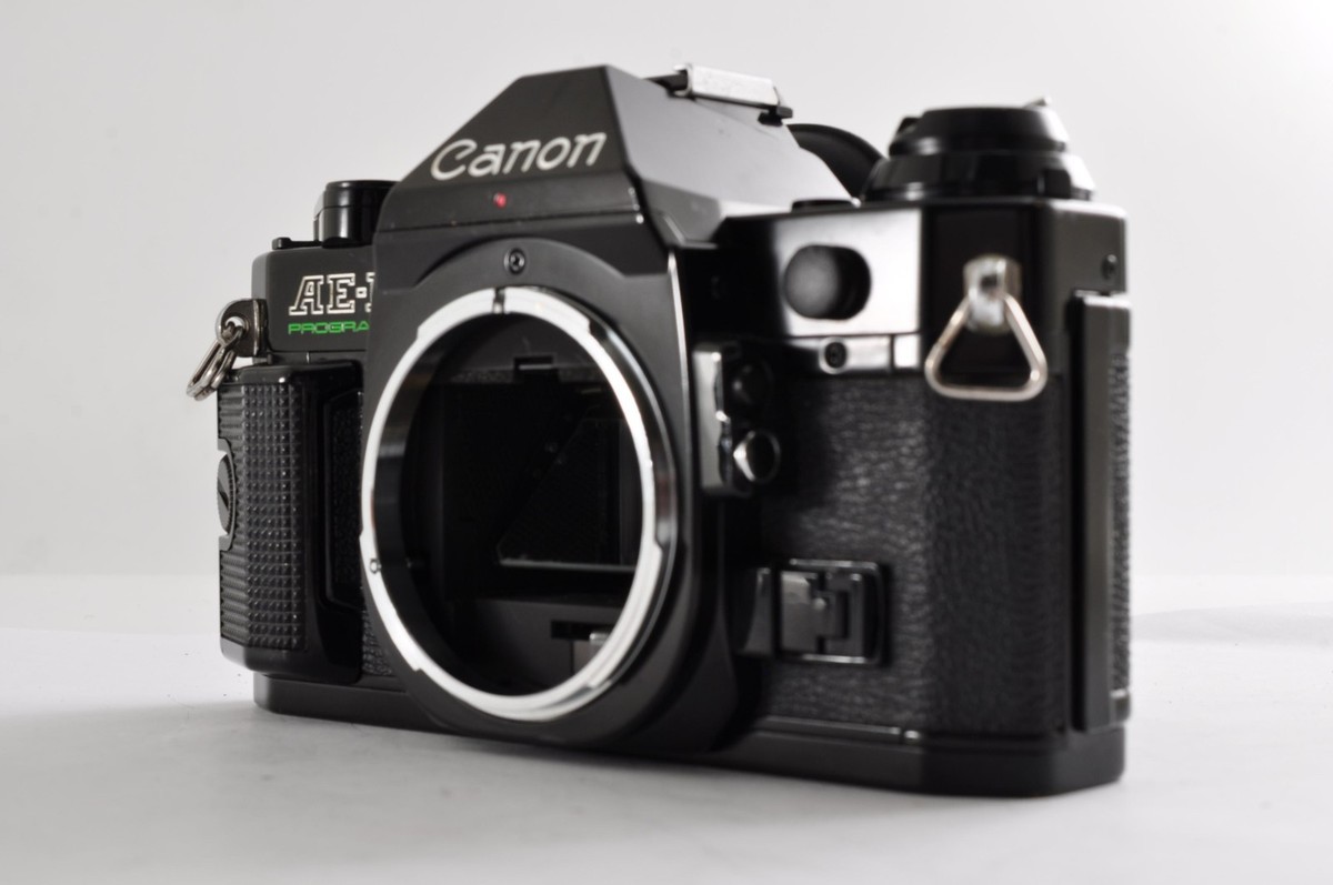 Canon AE-1 Program Black w/NFD 50mm f1.8 [Exc+4] (3412319) Japan