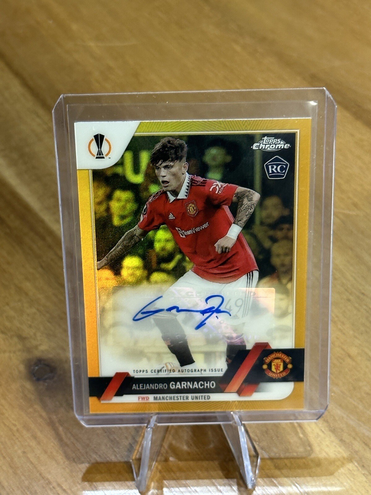 Alejandro Garnacho 2022 Topps Chrome UEFA Club Competitions #CA-AG