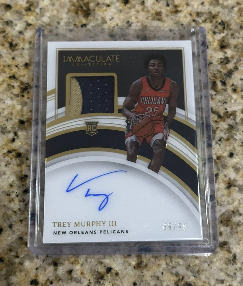 Trey Murphy III 2021 Immaculate #113 Rookie Patch Auto /99 Price