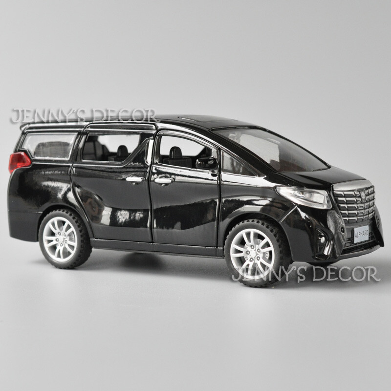 1:32 Scale Diecast Model Car Toys Toyota Alphard MPV Pull Back