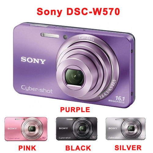 Sony Cyber-shot DSC-W570 16.1MP 5x Optical Zoom Digital Camera