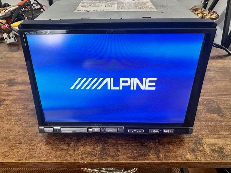 ALPINE VIE-X088VS 8-inch Navigation System Operation Confirmed