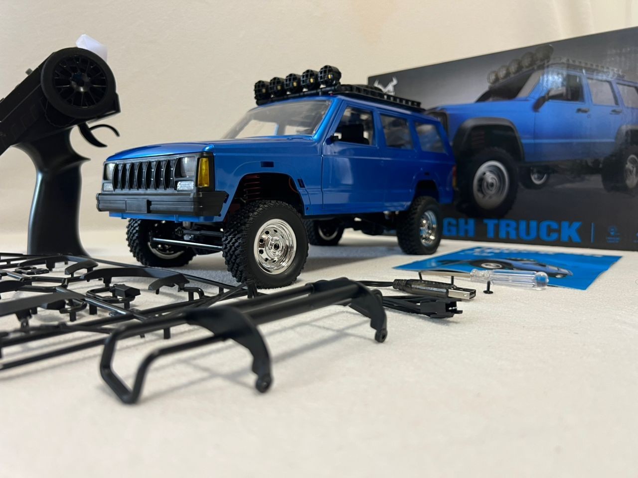 Jeep Cherokee MN78 RC Car Crawler 1:12 Scale, 2.4G 4WD, Off-road