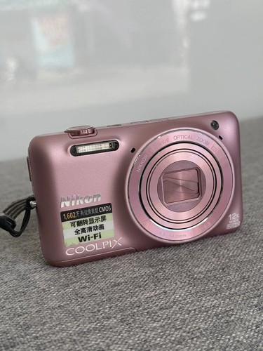 Nikon COOLPIX S6600 Pink 16.0MP Digital Camera 12X w/Battery SD
