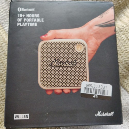 Marshall Willen Portable Bluetooth Speaker - Cream | eBay