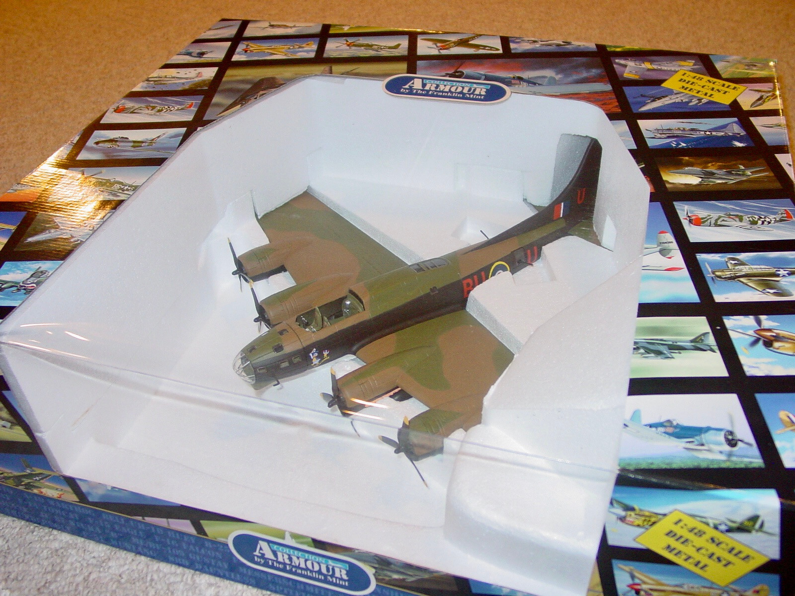 Franklin Mint Armour diecast B-17 Flying Fortress RAF 