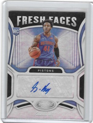 2020-21 Certified Fresh Faces Signature Saddiq Bey Rookie