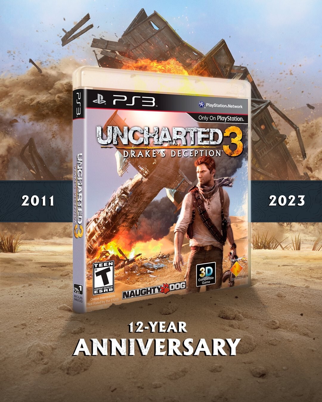 Uncharted 3 Drake's Deception *GAME OF THE YEAR EDITION* (PS3