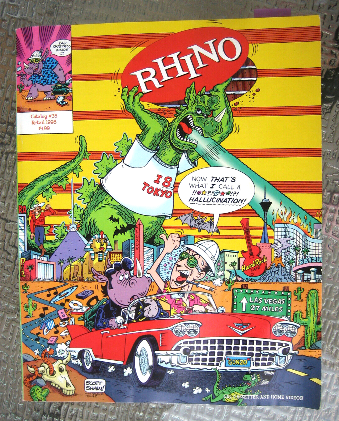 ミュージック RHINOCEROS / SAVE THE RHINO (VHS) ミュージック