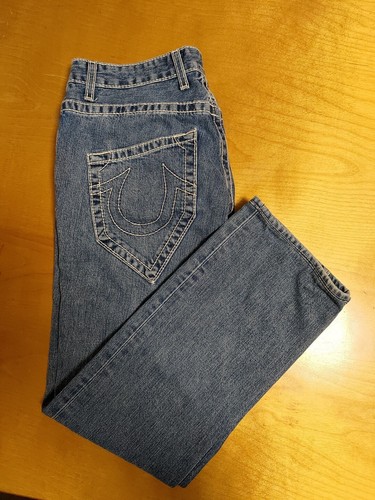 True Religion Jeans 112790 30427 Micky Big T - Button Fly | eBay