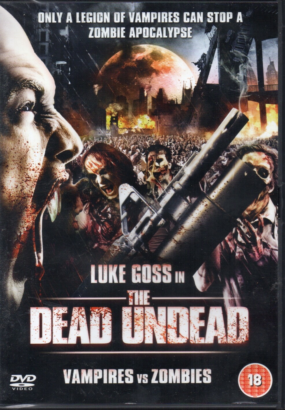The Dead Undead - Vampires vs Zombies DVD - Luke Goss - Bros - New