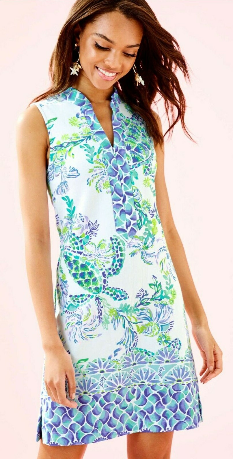 Lilly Pulitzer Larsen Island Ride Engineered French Terry Shift