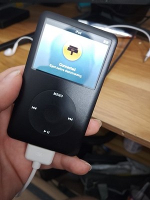 Apple iPod Classic 80GB HDD 7th Gen Black Refurbed to New - Local