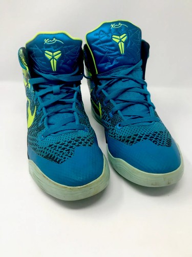 Nike Kobe IX 9 Elite Perspective GS Turquoise Volt 636602-400 Boys