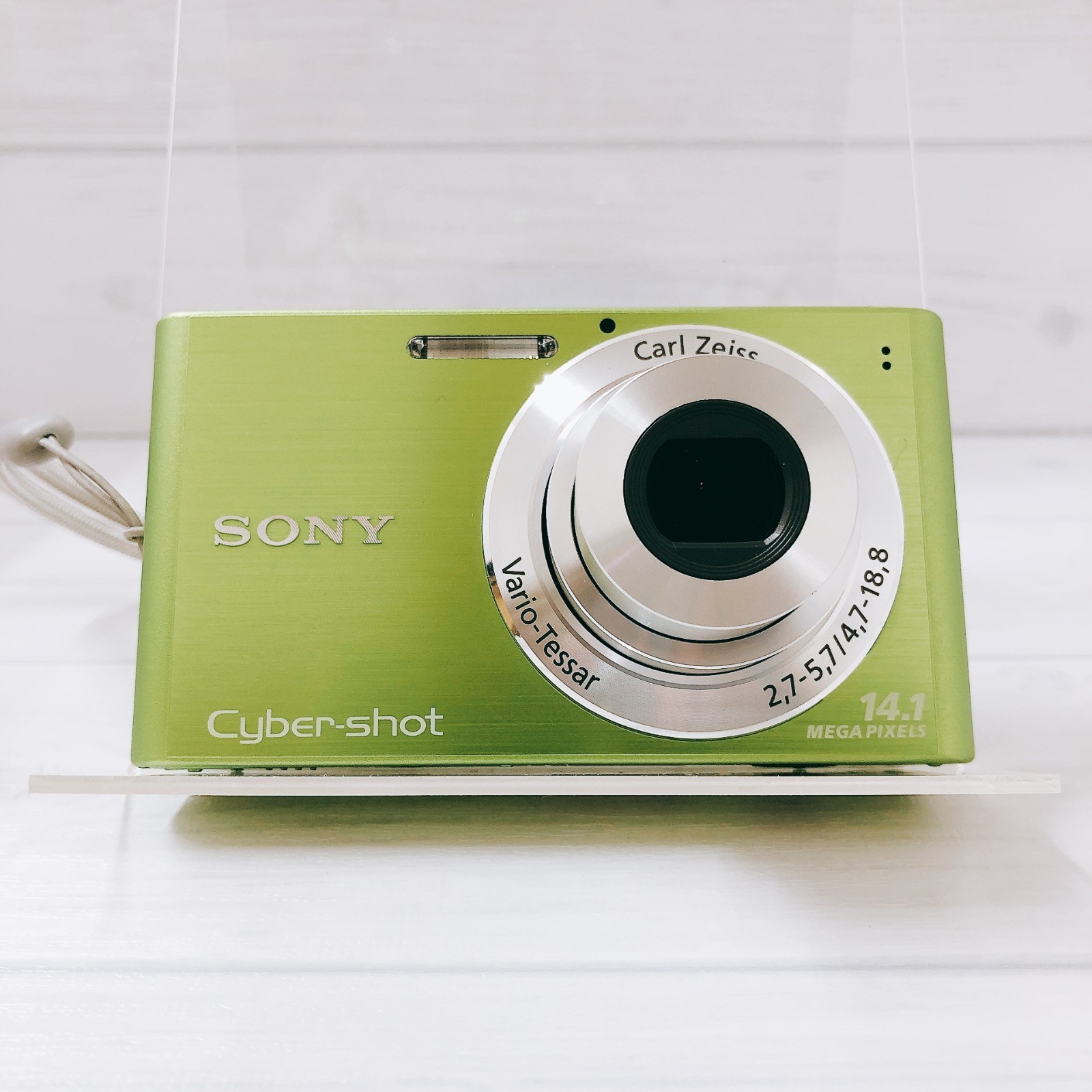 Sony Cyber Shot DSC-W320 Green Digital Camera 14.1MP 4x Zoom Japan