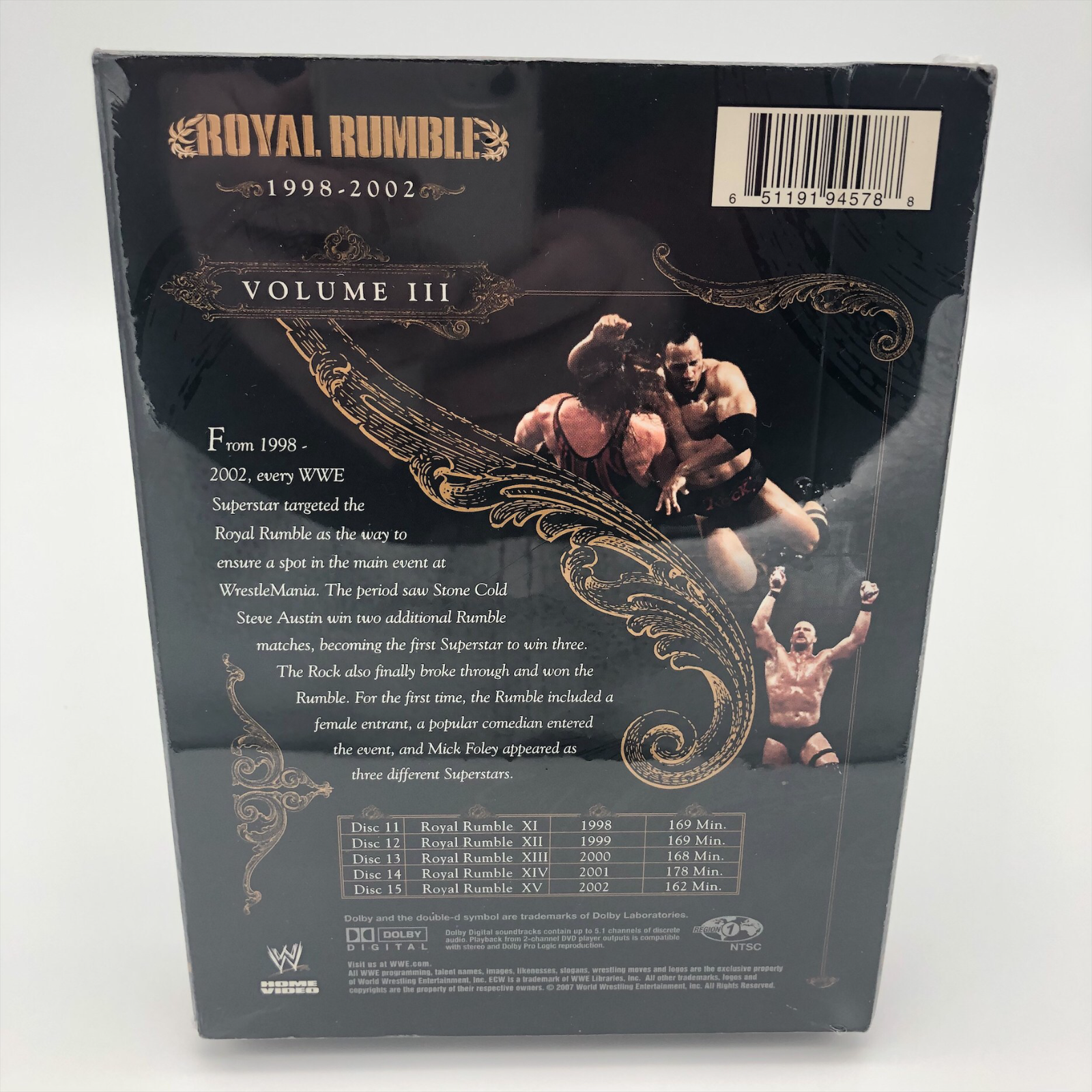 WWE - Royal Rumble Anthology: Vol. 3 (DVD, 2008, 5-Disc Set