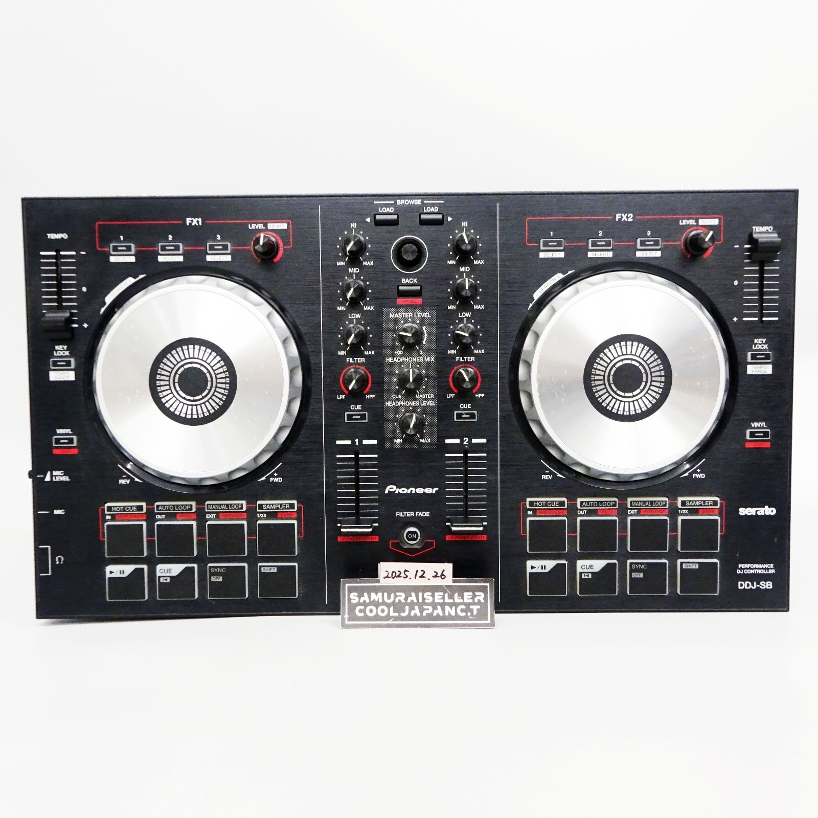 Pioneer DJ DDJ-SB Black Serato DJ Controller from Japan Used | eBay
