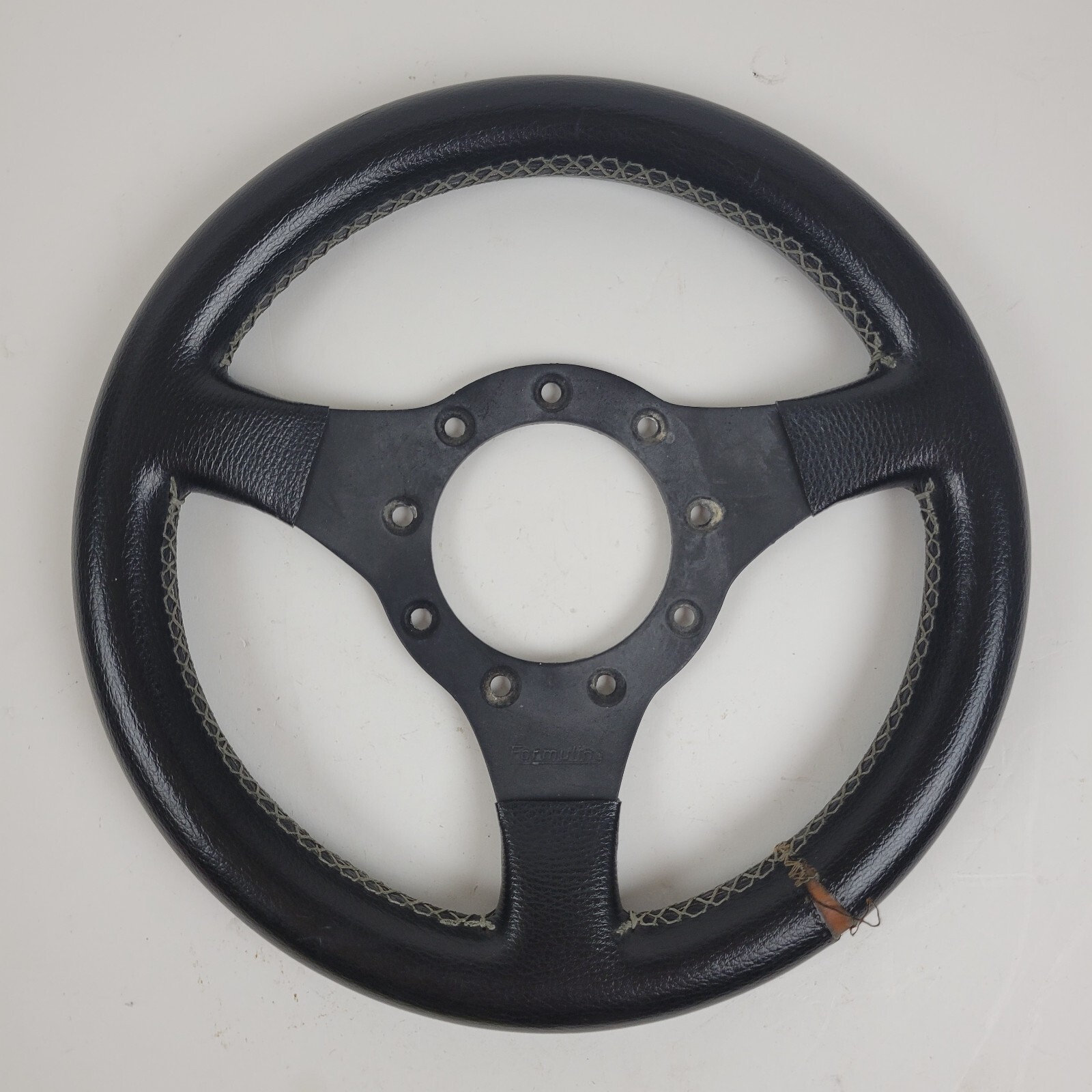 VTG Formuling Black Leather Three-Spoke 12