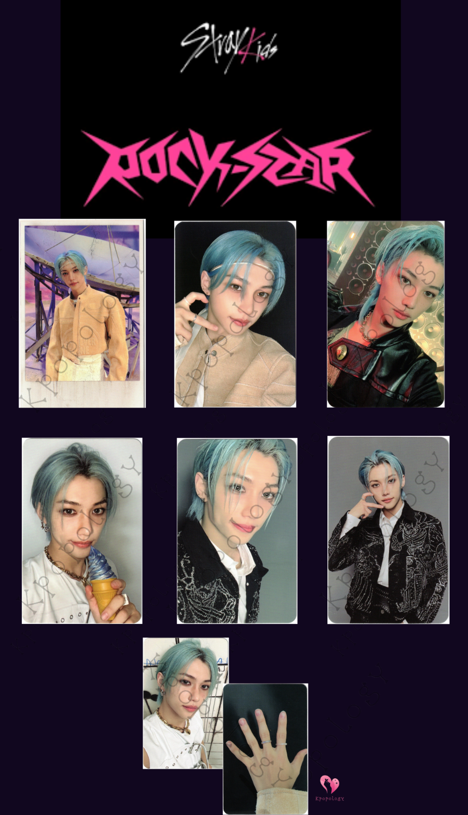 Stray Kids Felix 樂-STAR Rock Star Album, MMT POB, iFive POBs