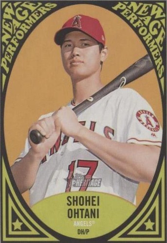 2019 Topps Heritage NAP-14 New Shohei Ohtani Age Performers Mint