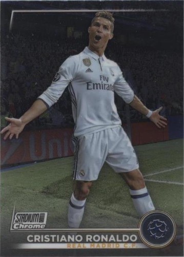 Cristiano Ronaldo SP Image Variation 2023-24 Topps UEFA Club