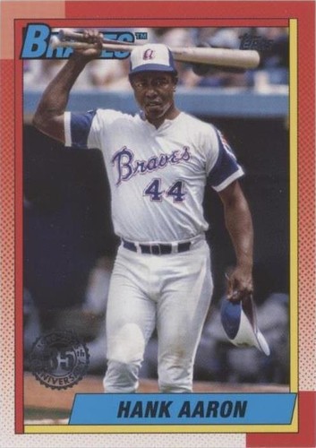 2025 Topps Series 1 Hank Aaron #T90-14 1990 Topps Baseball Atlanta