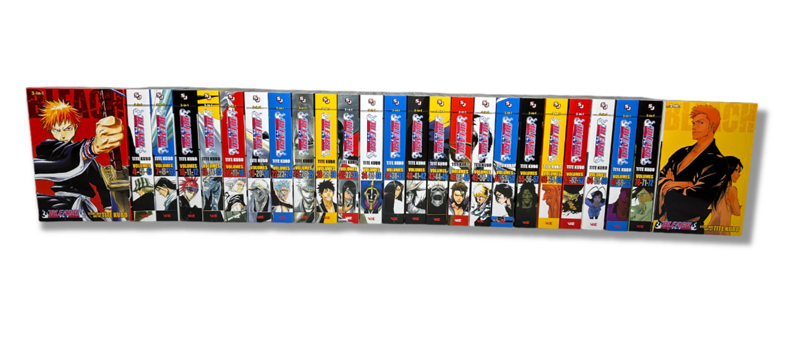 Bleach 3 in 1 Manga English Complete Set Volumes 1-25 (1-74) BRAND