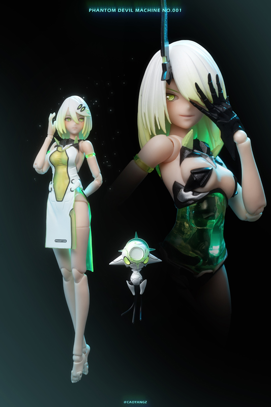 幻鬼機殻』PHANTOM-001 蛍 Hotaru リバースチェンジセット 1/12 完成品