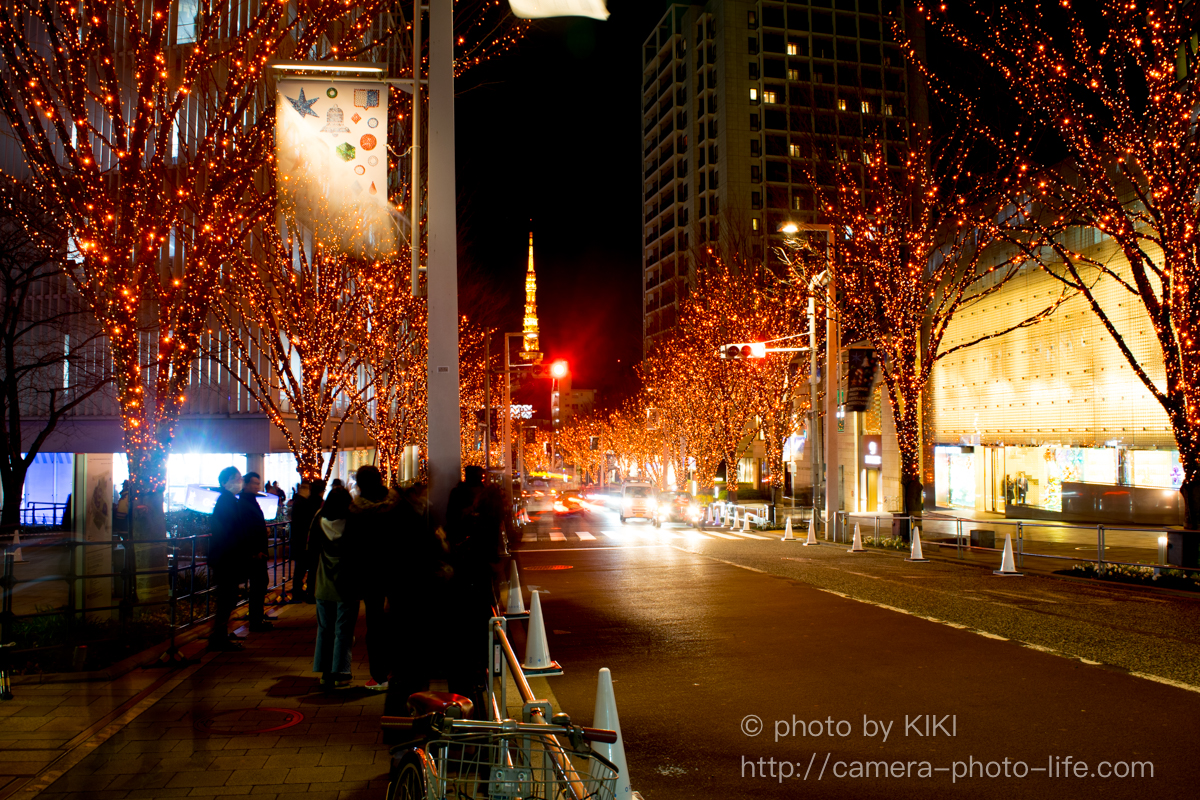 ニコンD5300 六本木ヒルズ けやき坂イルミネーション | KIKI Photo Studio