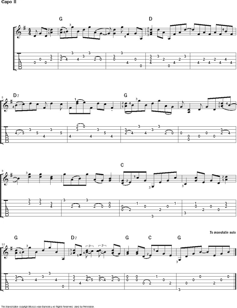 Learn an Elegant Cross-Picking Solo by the Great Tony Rice on